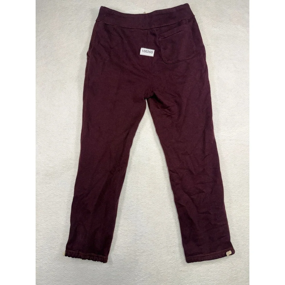 Polo Ralph Lauren Mens Burgundy Fleece Sweatpants Drawstring Joggers Small SP